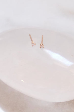 Diamond Stud Earring- 14K