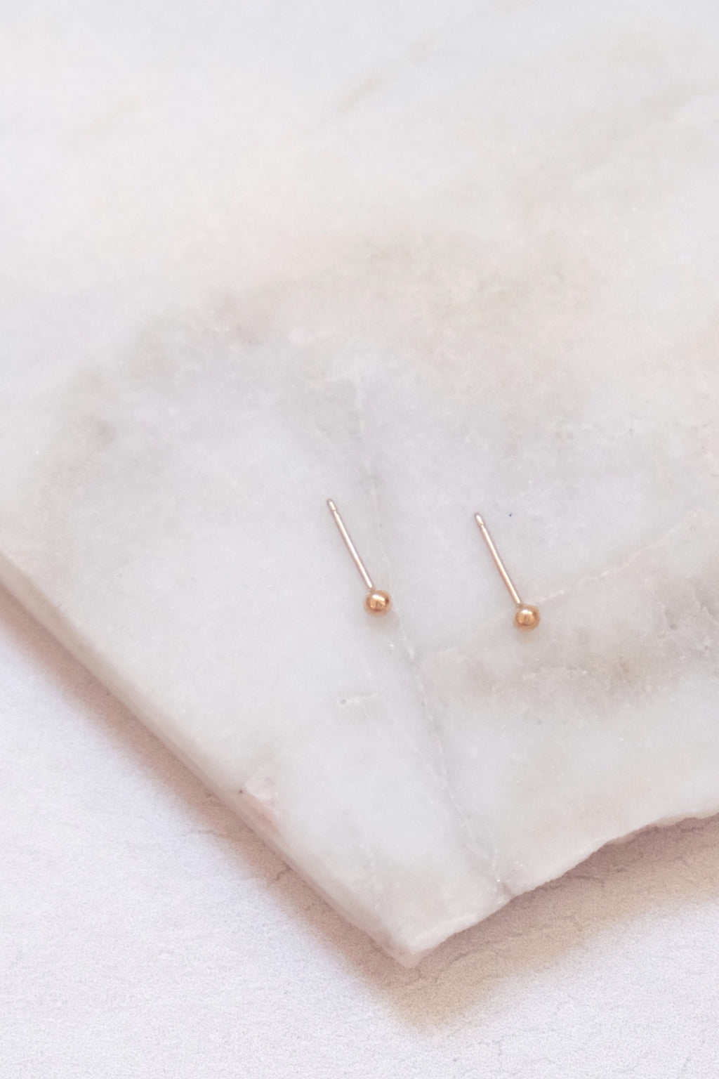 Tiny Dot Stud - 14K