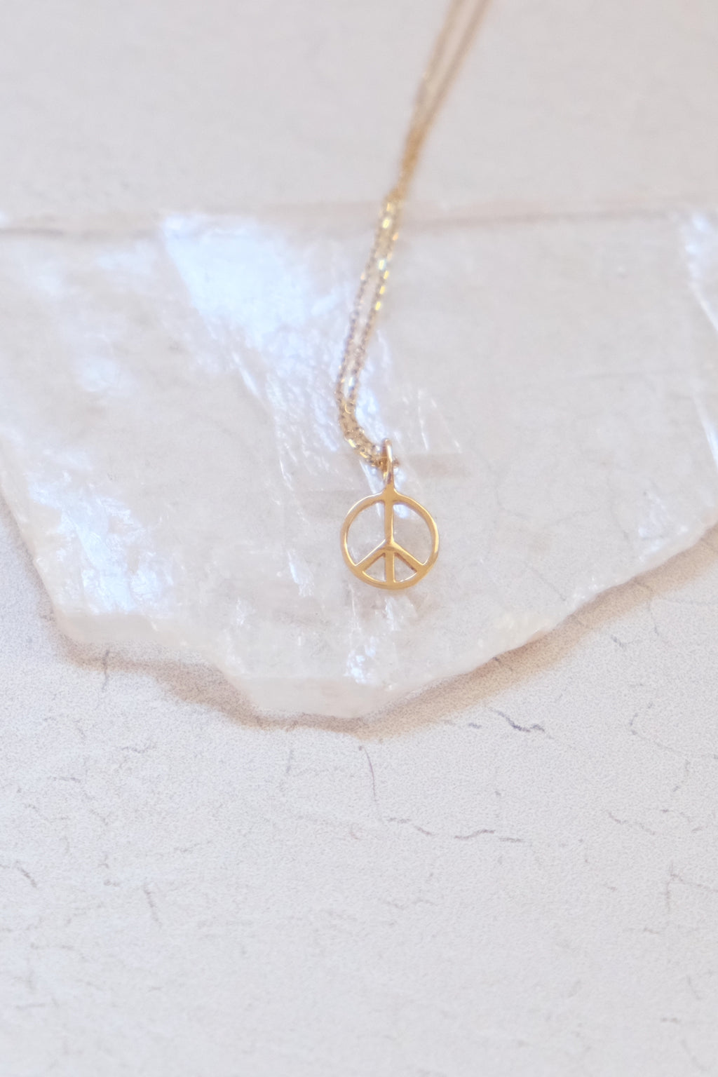 14k Peace Charm