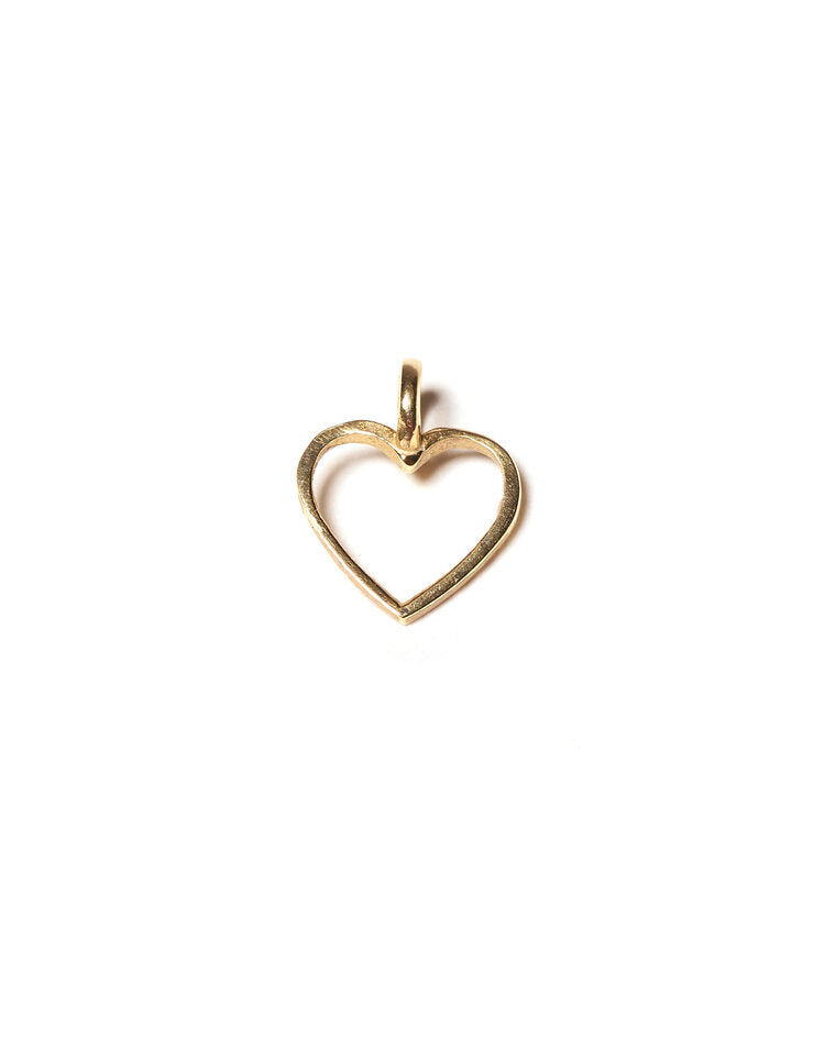 14k Heart Charm