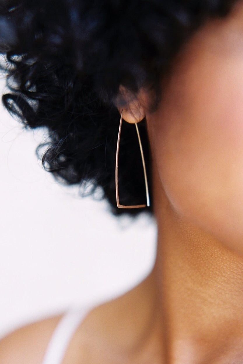 Geo Hoop Earring