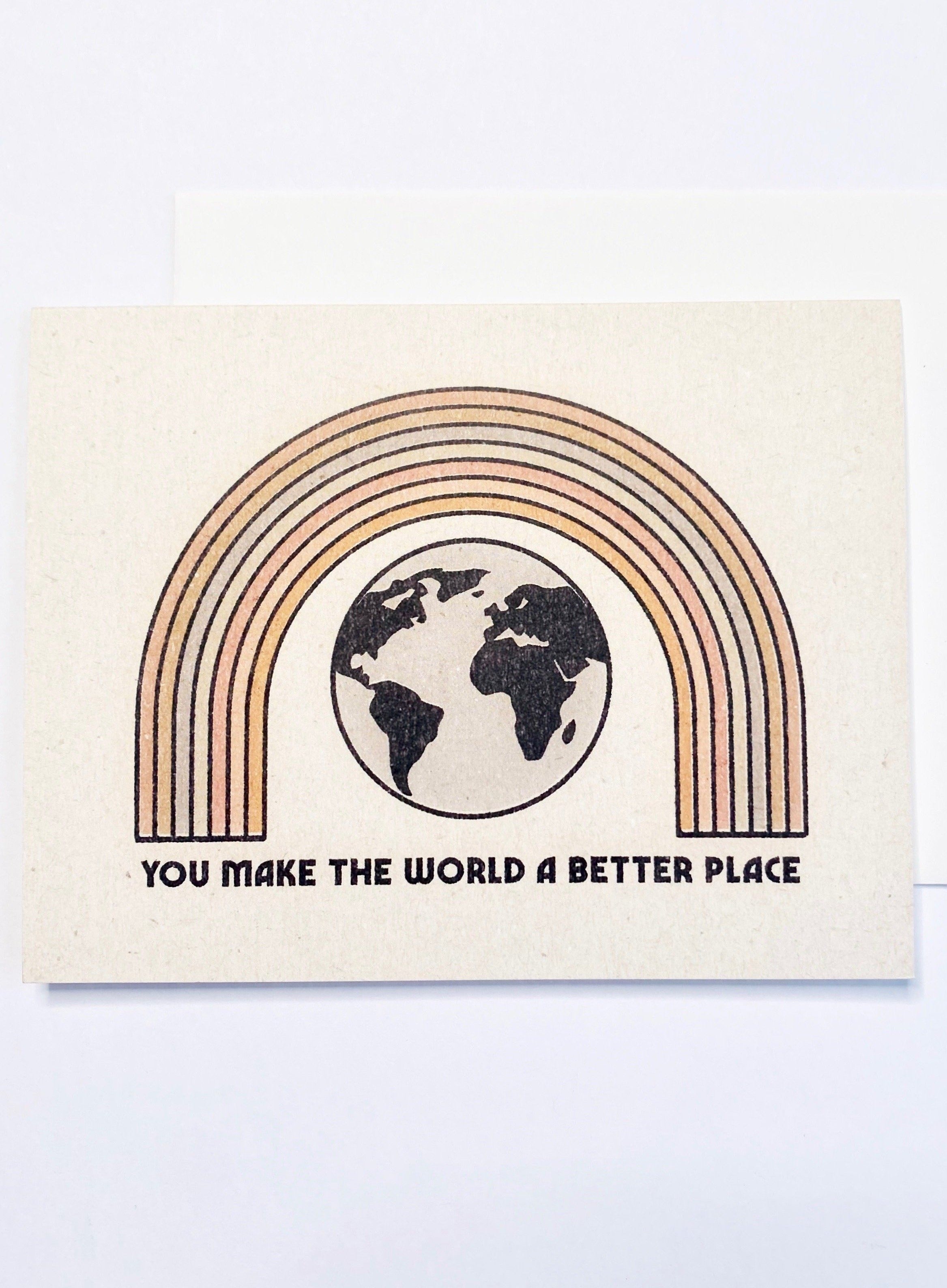 You Make the World Card