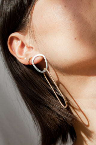 Marta Link Earrings - Lila Rice