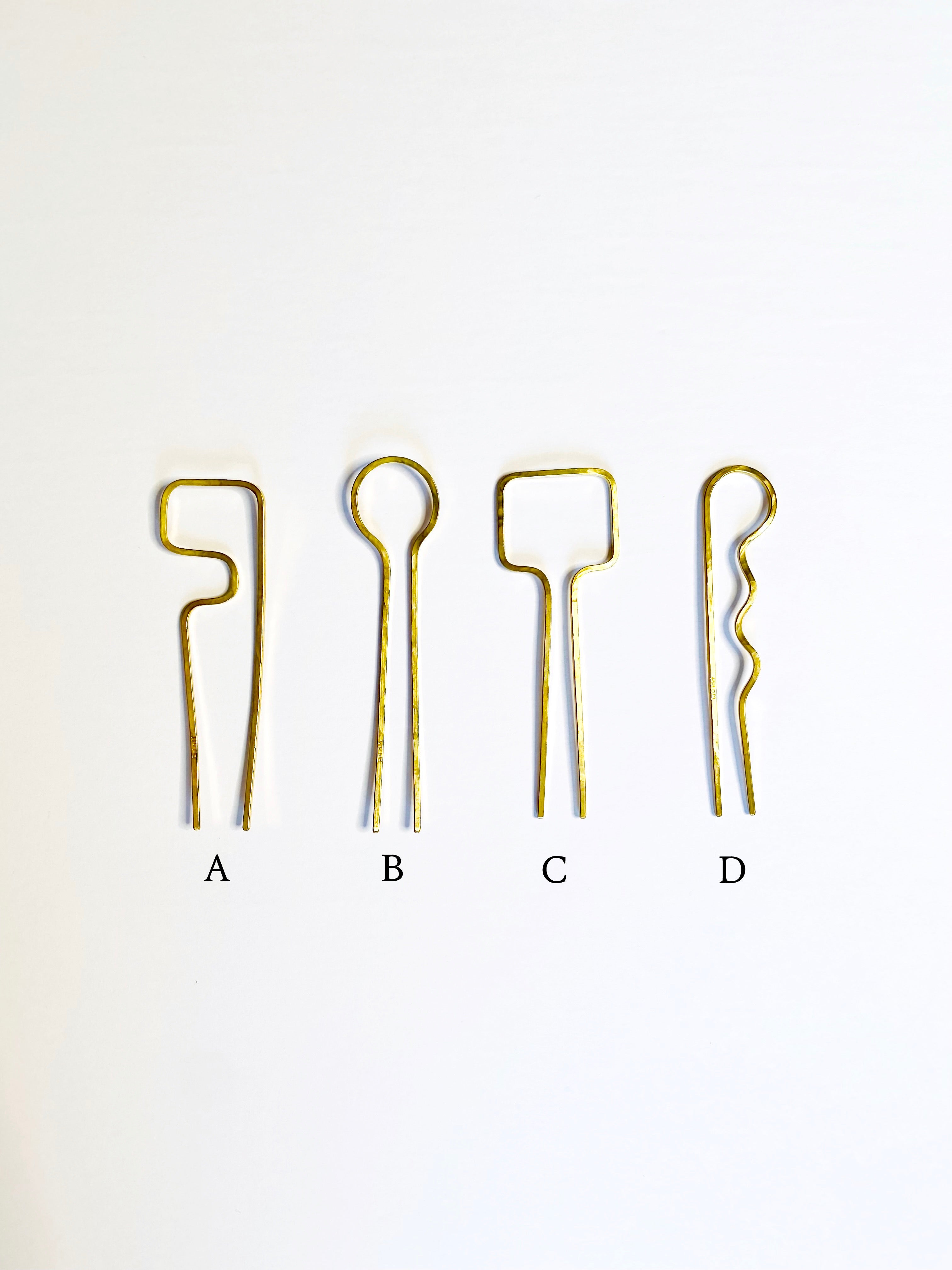 Brass Hair Fork