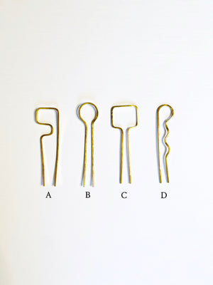 Brass Hair Fork