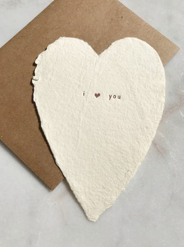 I Heart You Card