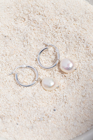 Pearl Hoops