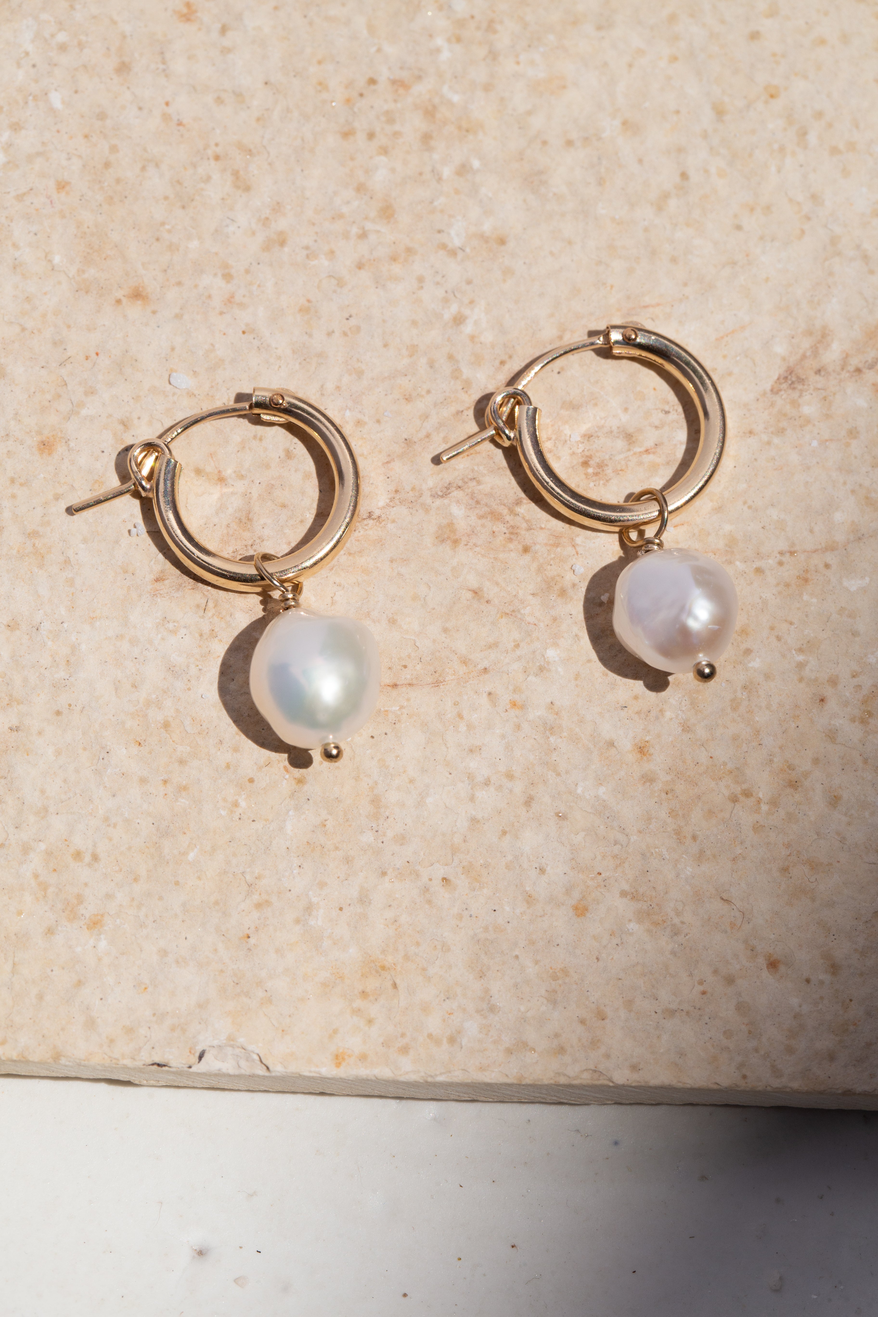 Pearl Hoops