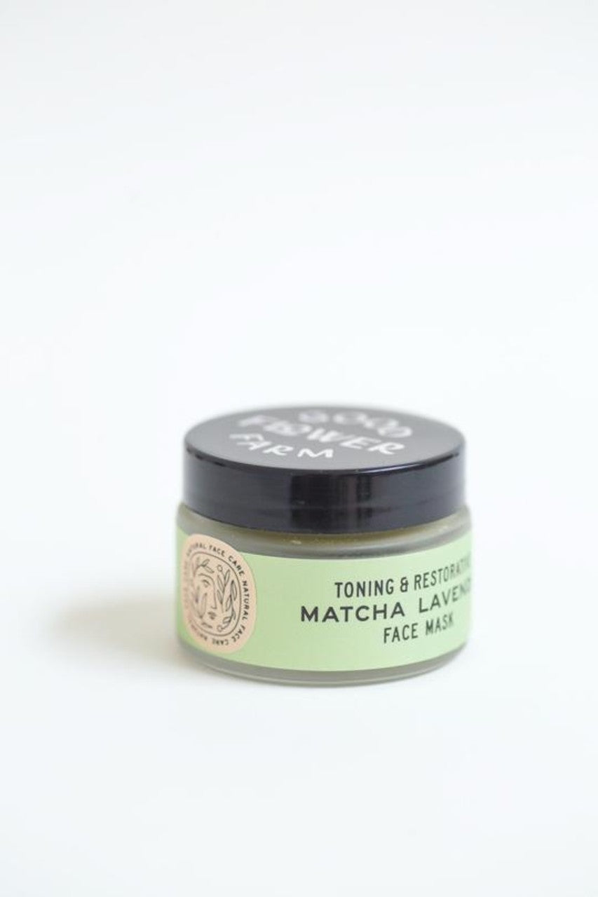 Matcha Lavender Botanical Face Mask