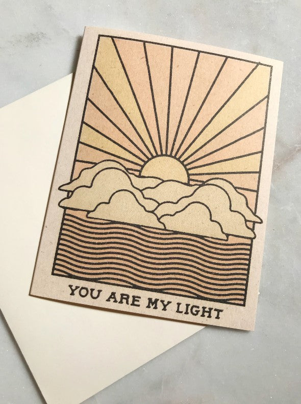 You Are My Light Card